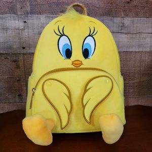 Loungefly Looney Tunes Tweety Plush Mini Backpack